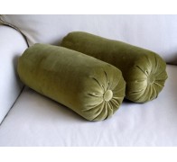 Декоративная подушка "Валик".  Материал: велюр.