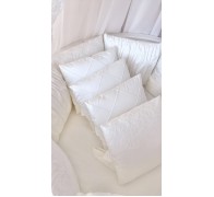 Бортики в кроватку "Монохром" для прямоугольной 120*60 см, овальной 125*75 (75*75) см.